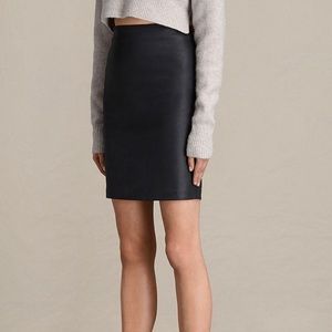 All Saints Black Pencil Skirt- Perfect Condition